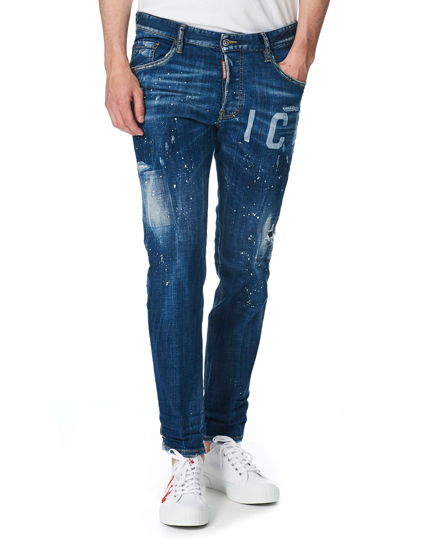 Herre | Jeans | Dsquared2 | Icon Skater Jeans Blue Wash