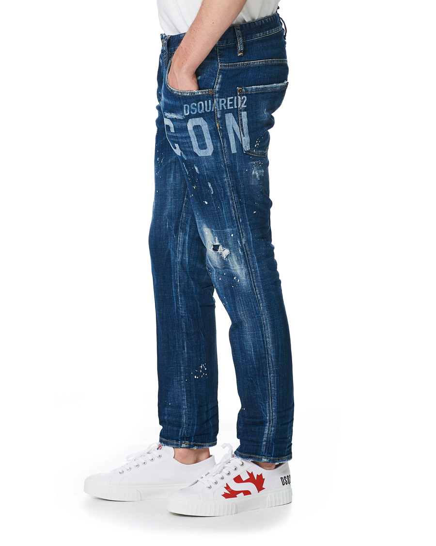 Herre | Jeans | Dsquared2 | Icon Skater Jeans Blue Wash