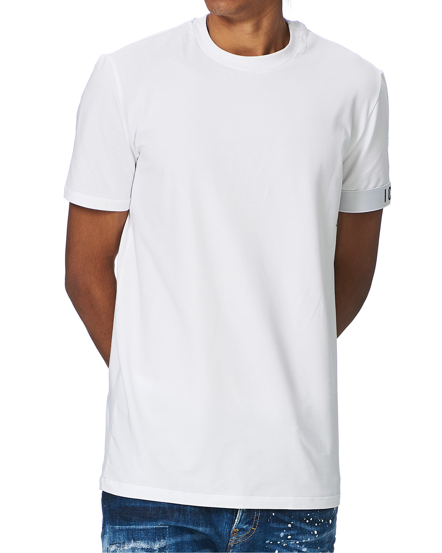 Herre | T-Shirts | Dsquared2 | Icon Basic Tee White