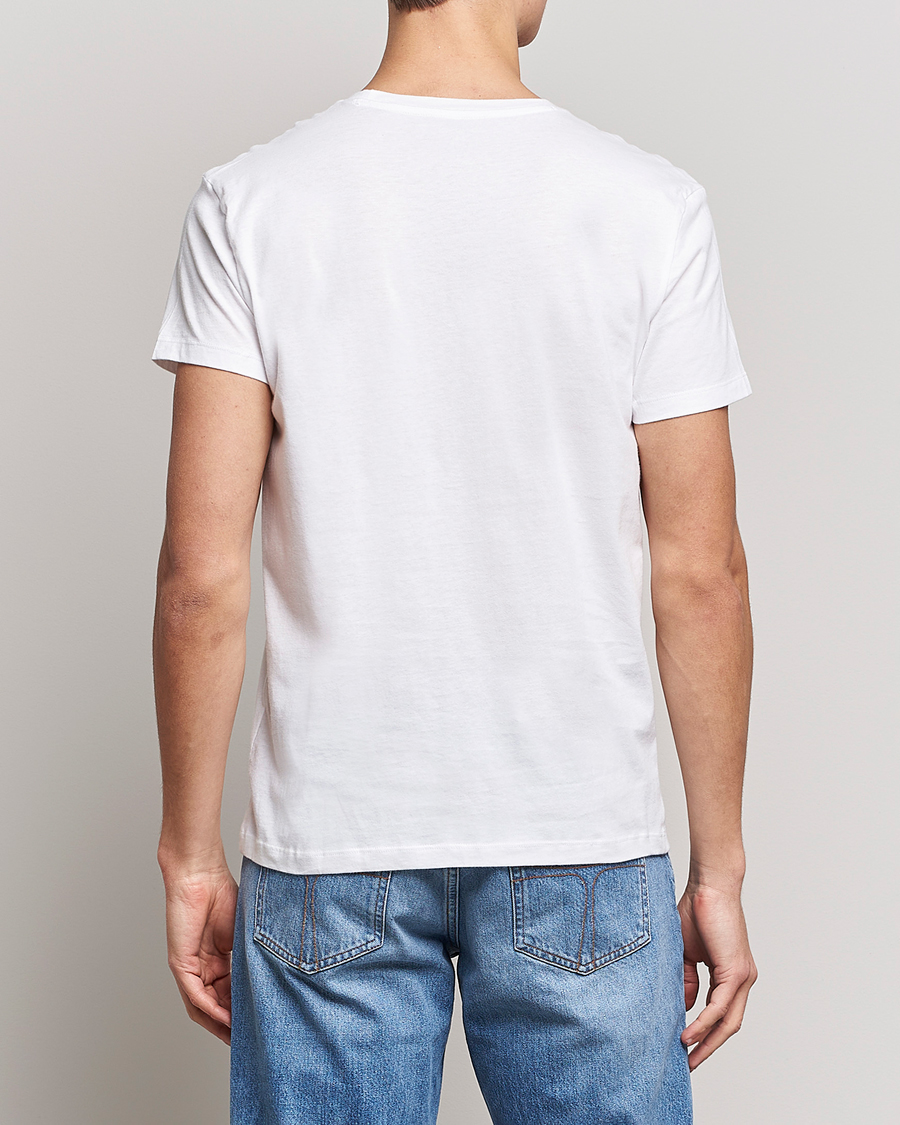 Herre | T-Shirts | GANT | 2-Pack Crew Neck T-Shirt Navy/White