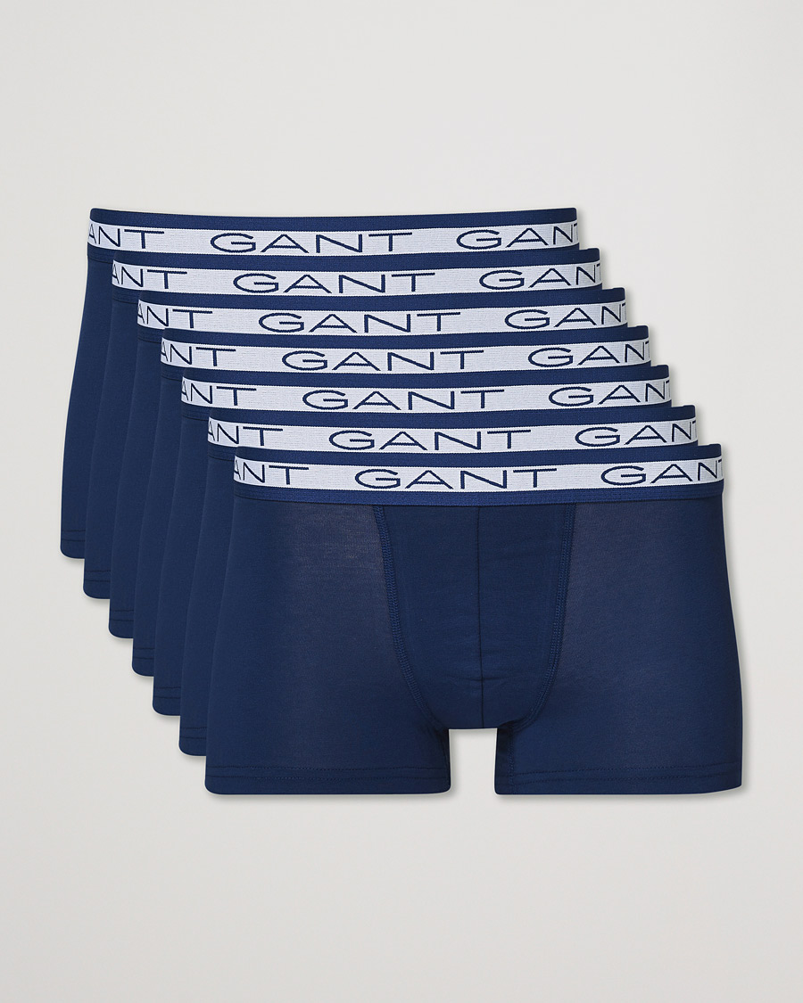 Herre | Undertøy | GANT | 7-Pack Trunks Navy