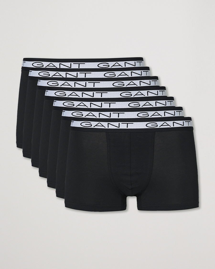 Herre | Undertøy | GANT | 7-Pack Trunks Black