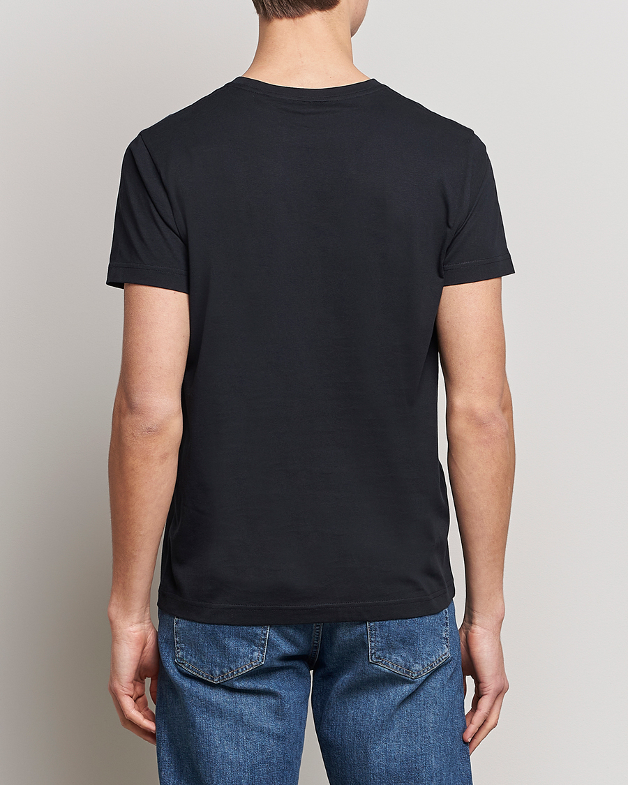 Herre | T-Shirts | GANT | Archive Shield Logo Crew Neck Tee Black