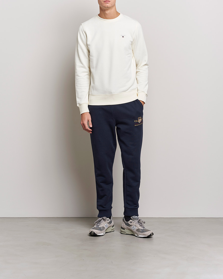 Herre | Bukser | GANT | Archive Shield Sweatpants Evening Blue