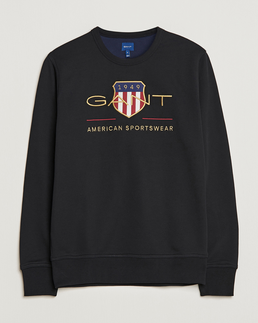 Herre | Gensere | GANT | Archive Shield Crew Neck Sweatershirt Black