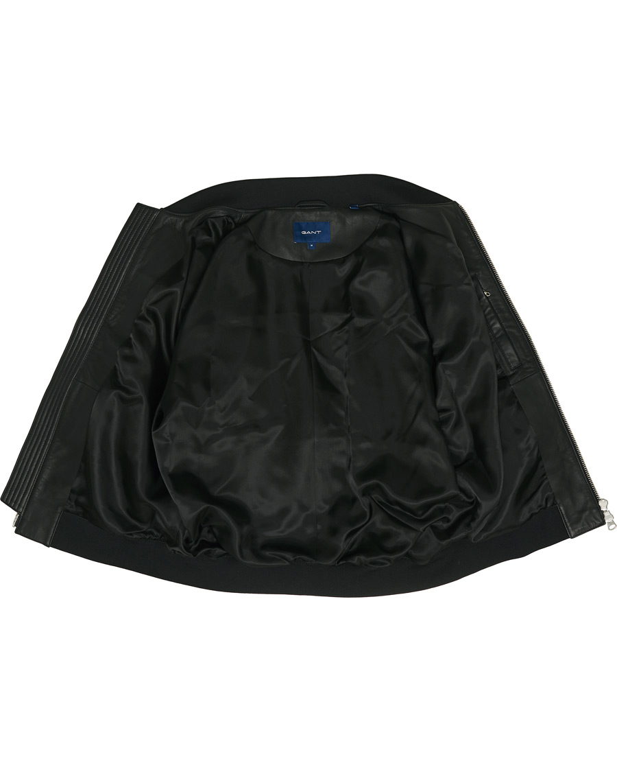 Herre | Jakker | GANT | Light Leather Jacket Black