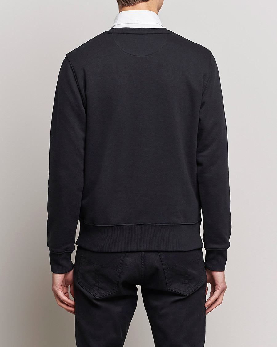 Herre | Gensere | GANT | Original Shield Logo Crew Neck Sweatshirt Black