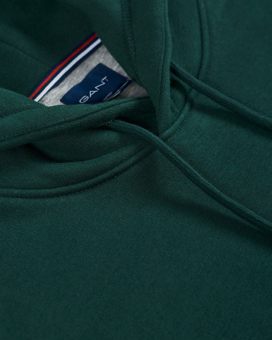 Herre | Gensere | GANT | Original Hoodie Tartan Green
