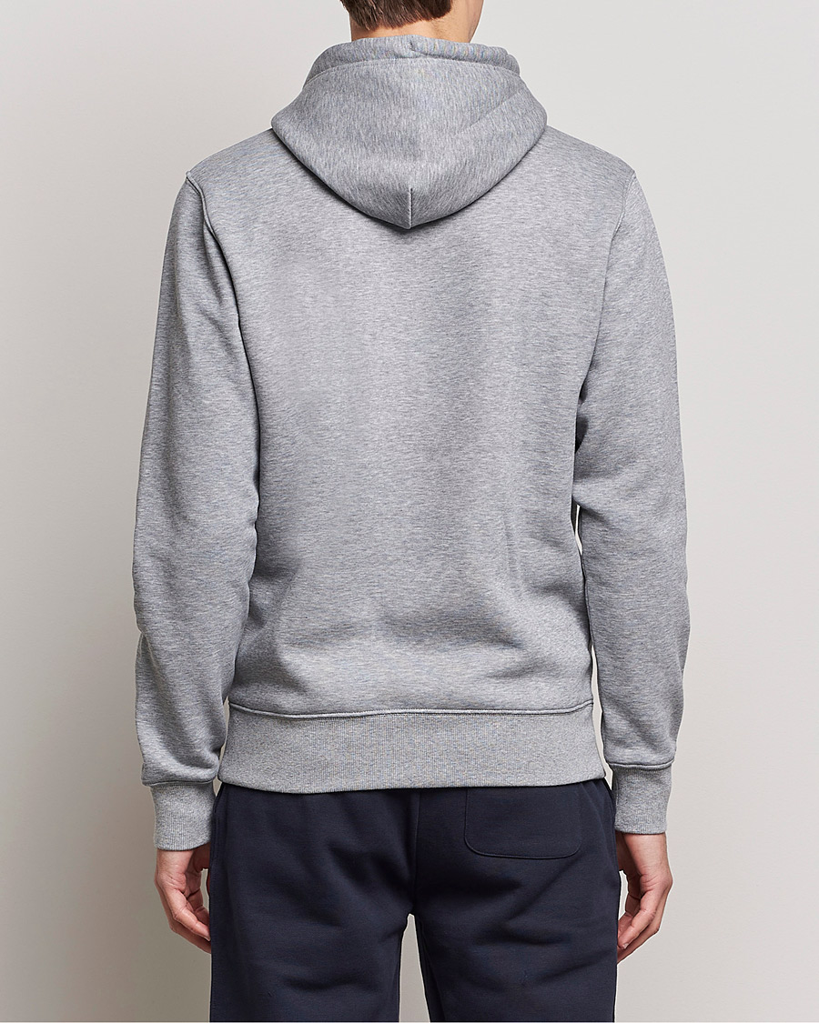 Herre | Gensere | GANT | Original Shield Logo Hoodie Grey Melange