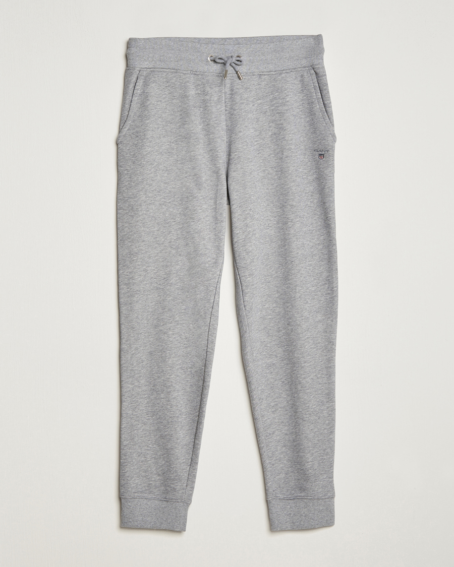 Herre | Bukser | GANT | Original Sweatpants Grey Melange