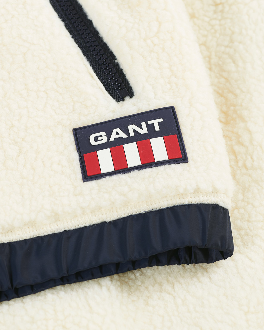 Herre | Jakker | GANT | Sherpa Fleece Vest Off White