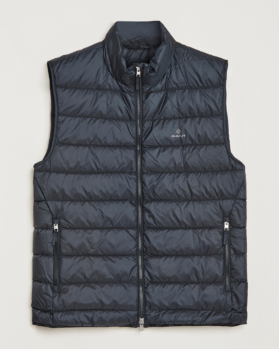 Herre | Vester | GANT | The Light Down Gilet Black