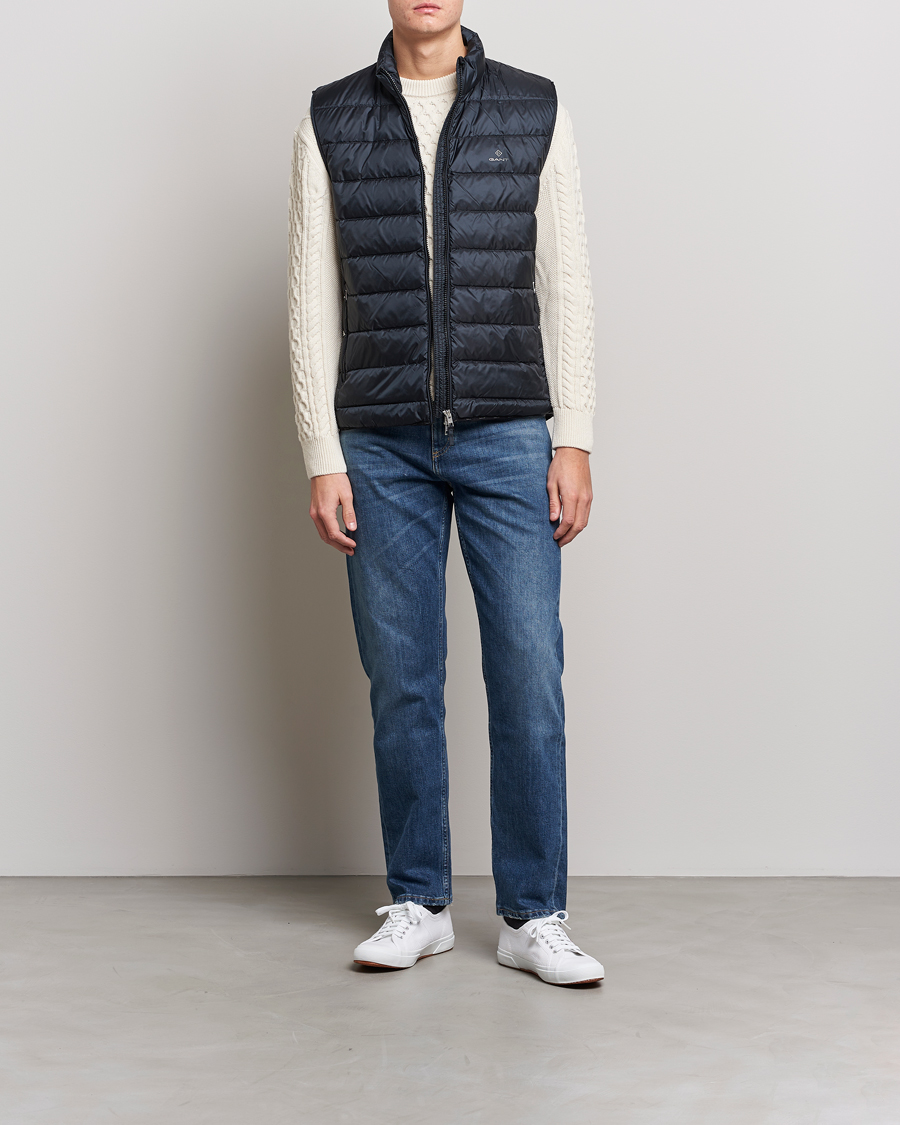 Herre | Vester | GANT | The Light Down Gilet Black