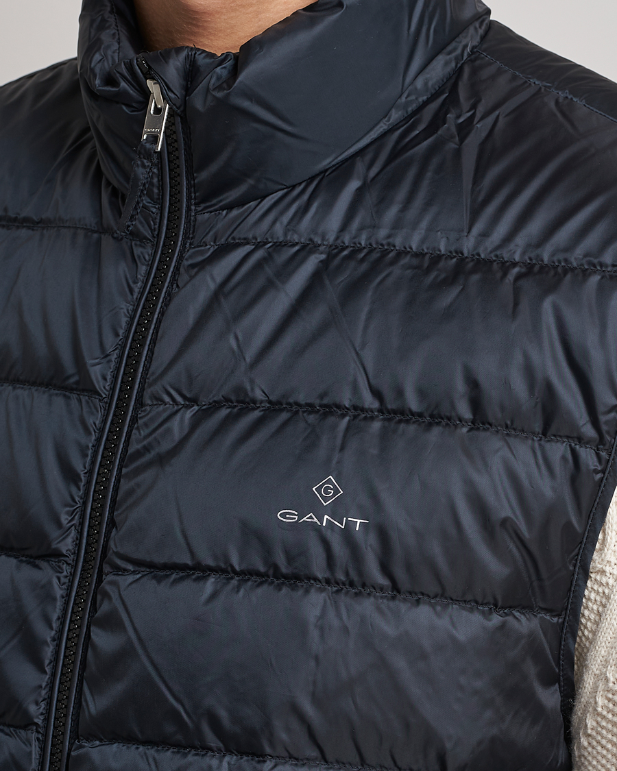 Herre | Vester | GANT | The Light Down Gilet Black