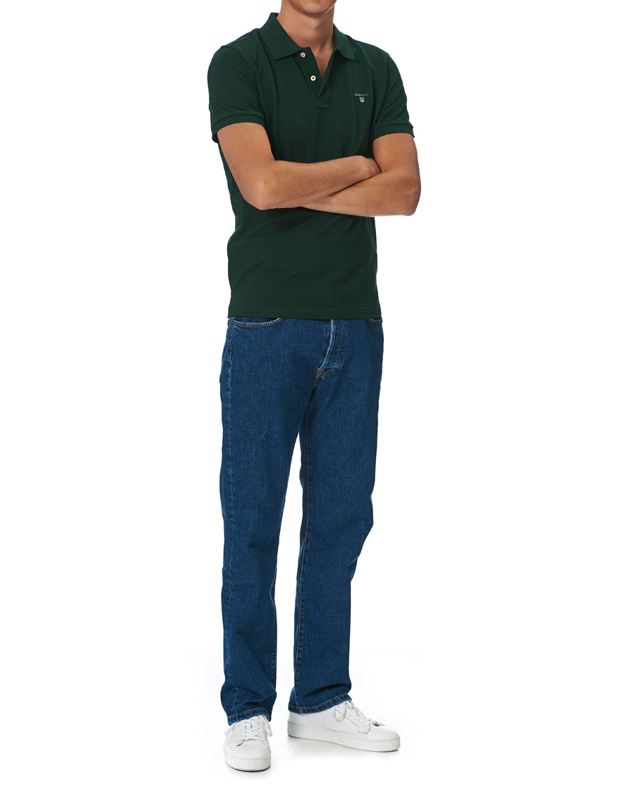 Herre | Pikéer | GANT | The Original Polo Tartan Green