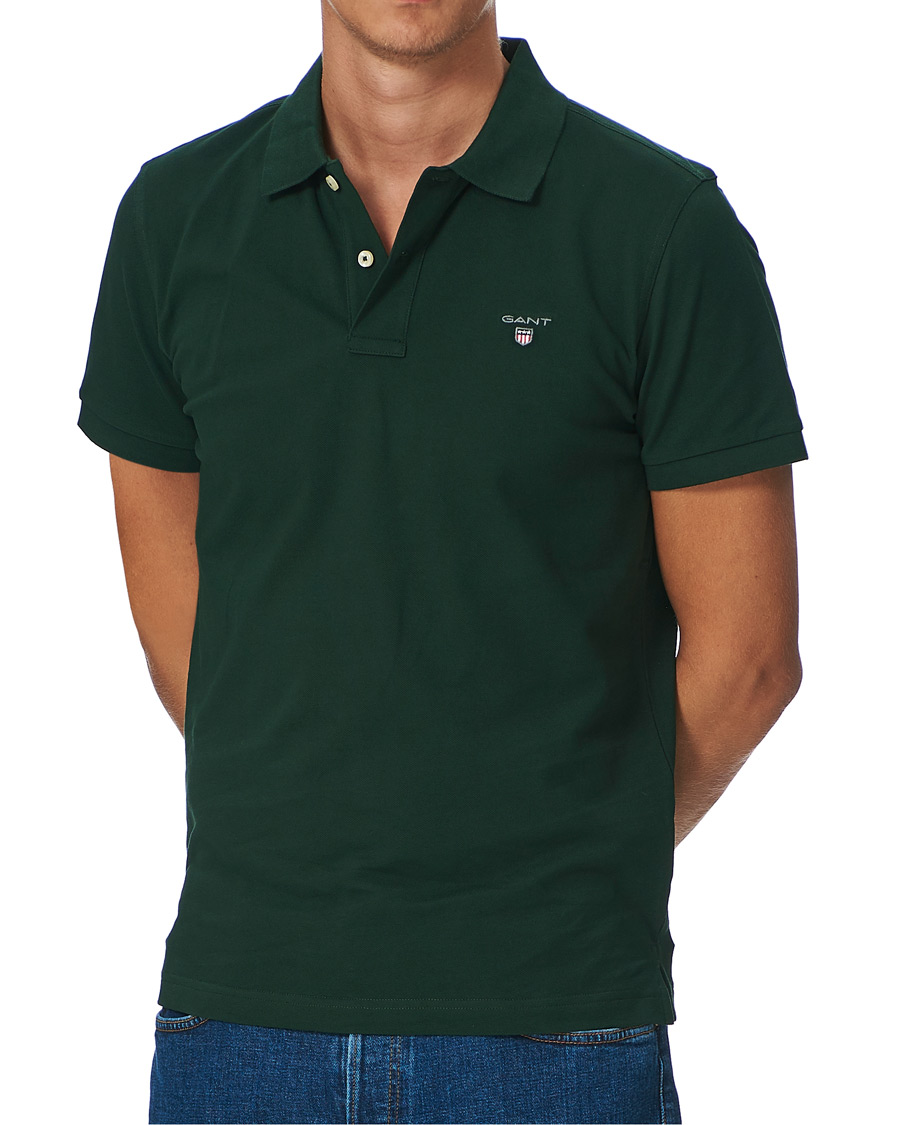 Herre | Pikéer | GANT | The Original Polo Tartan Green