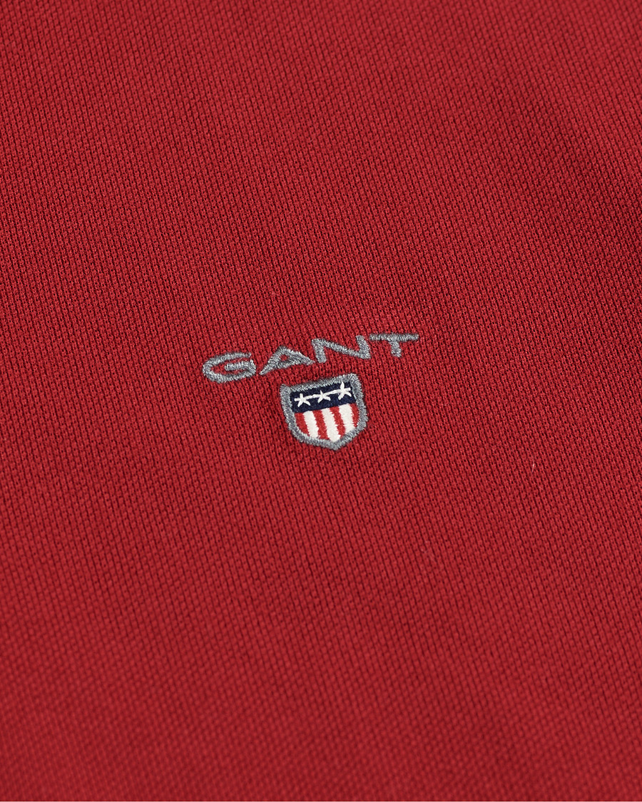 Herre | Pikéer | GANT | The Original Polo Mahogany Red