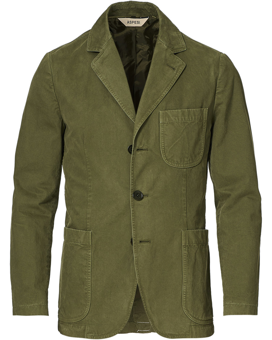 Herre | Dressjakker | Aspesi | Murakami Garment Dyed Blazer Military