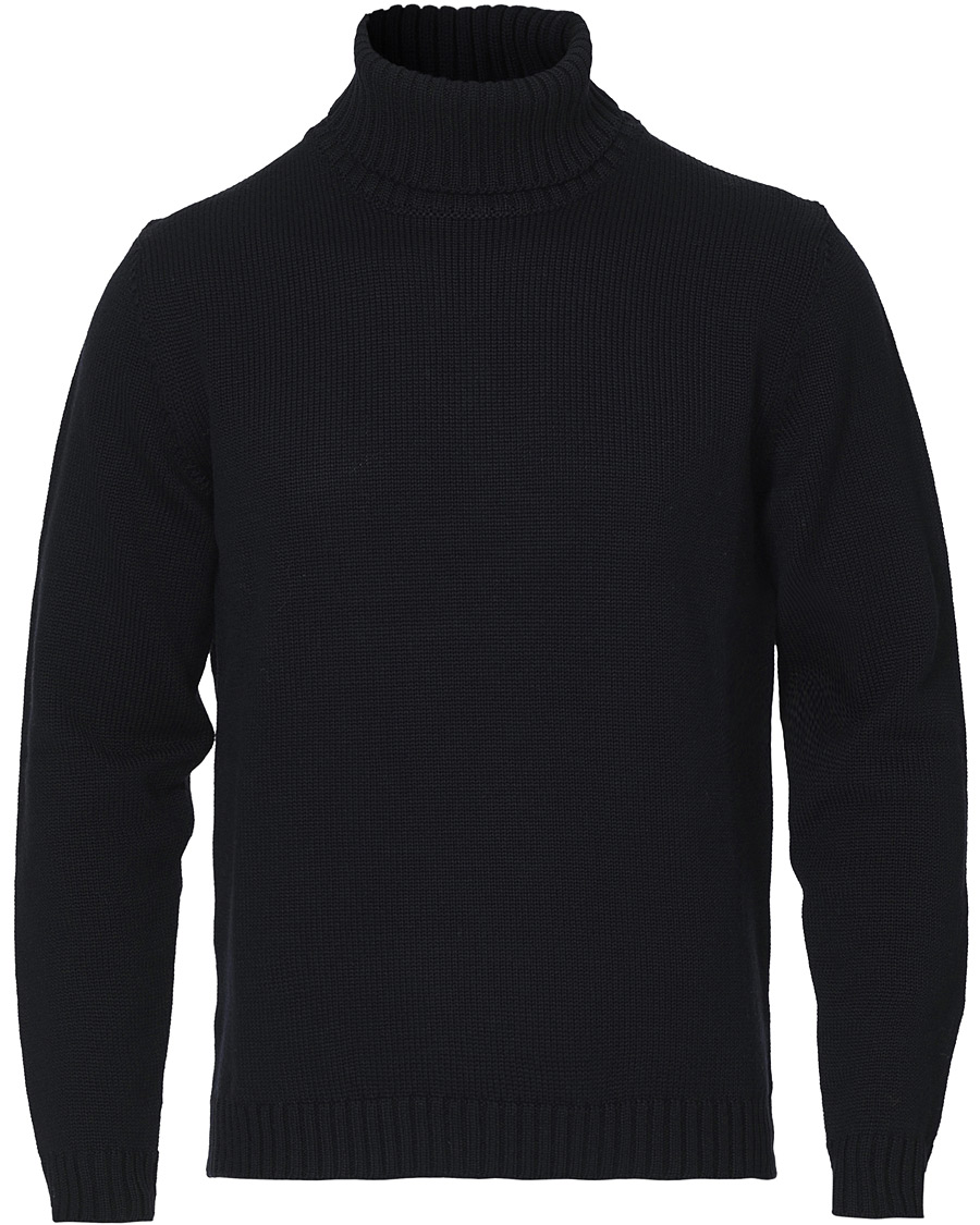 Herre | Gensere | Zanone | Virgin Merino Wool Rollneck Navy