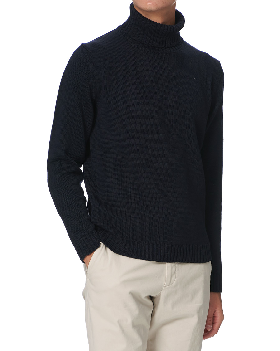 Herre | Gensere | Zanone | Virgin Merino Wool Rollneck Navy