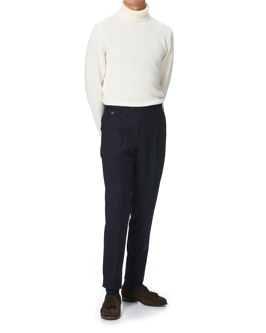 Herre | Gensere | Zanone | Virgin Merino Wool Rollneck Latte