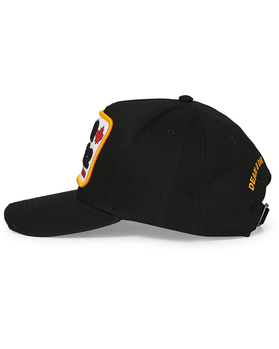 Herre | Dsquared2 Patch Baseball Cap Black | Dsquared2 | Patch Baseball Cap Black