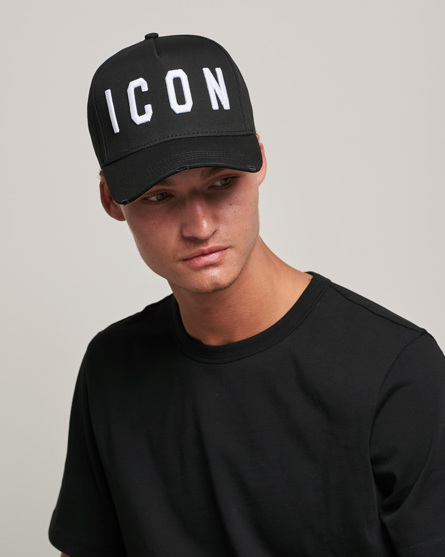 Herre | Hatter og capser | Dsquared2 | Icon Baseball Cap Black/White