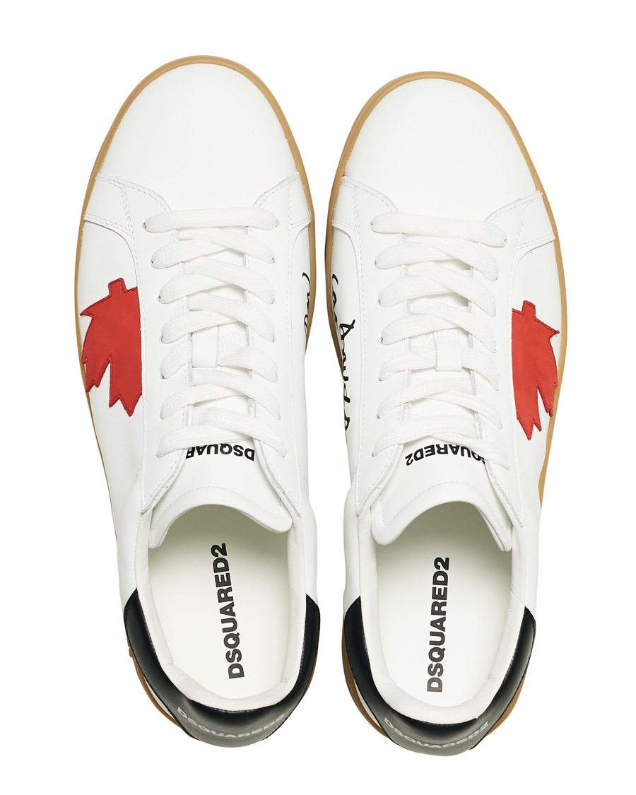 Herre | Dsquared2 The Canadian Leaf Sneaker White | Dsquared2 | The Canadian Leaf Sneaker White