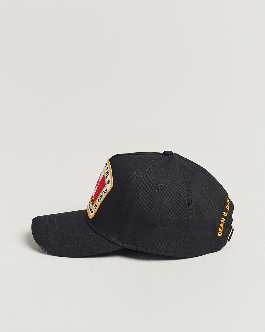 Herre | Caps | Dsquared2 | Big Leaf Baseball Cap Black