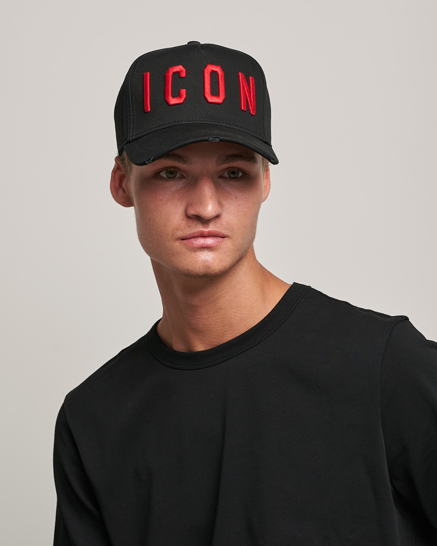 Herre | | Dsquared2 | Icon Baseball Cap Black/Red