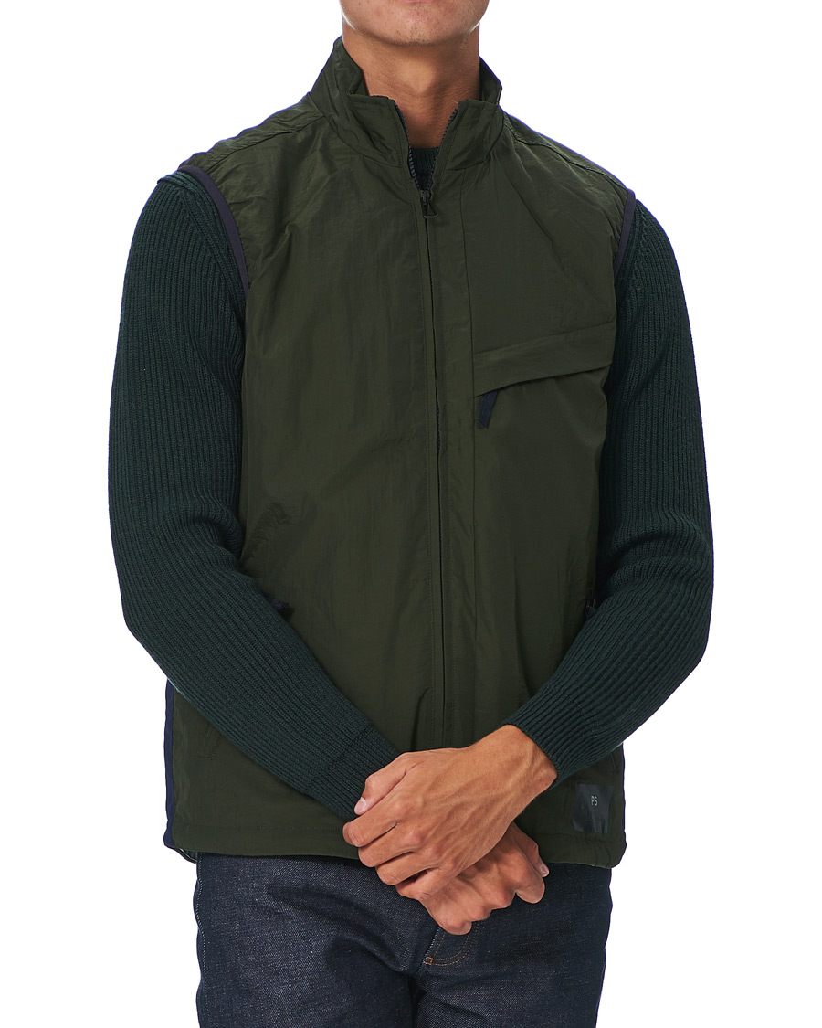 Herre | Jakker | PS Paul Smith | Nylon Gilet Olive