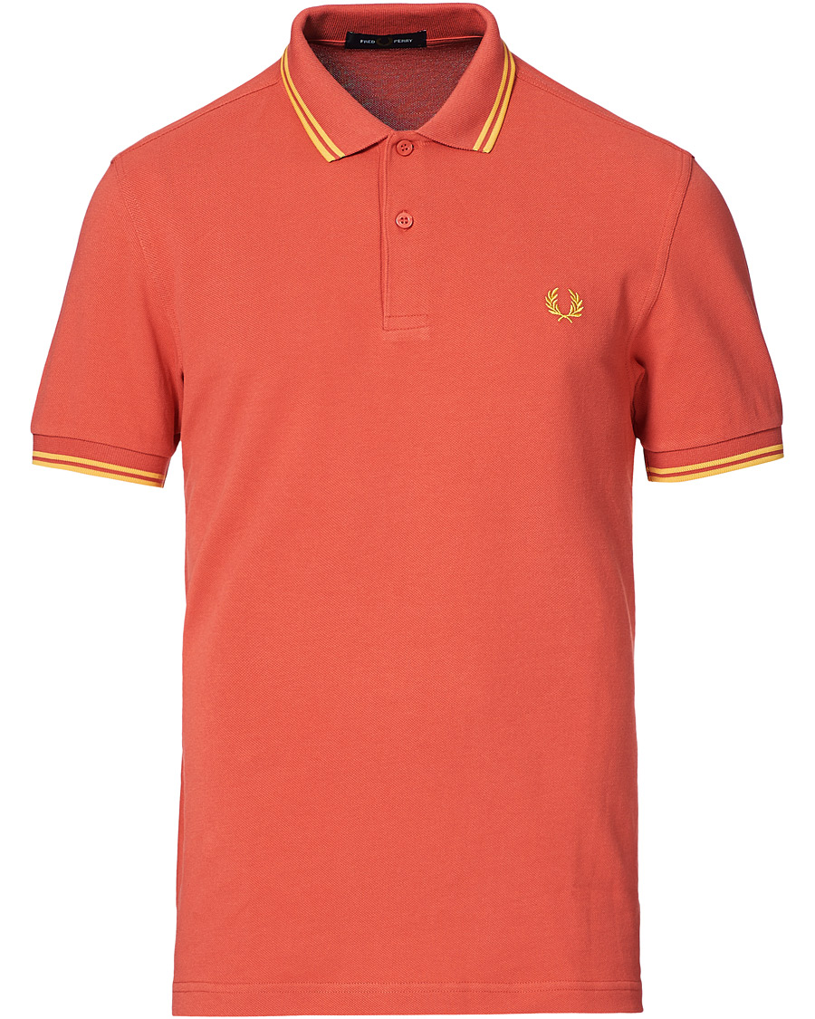 Herre | Pikéer | Fred Perry | Twin Tip Polo Summer Red