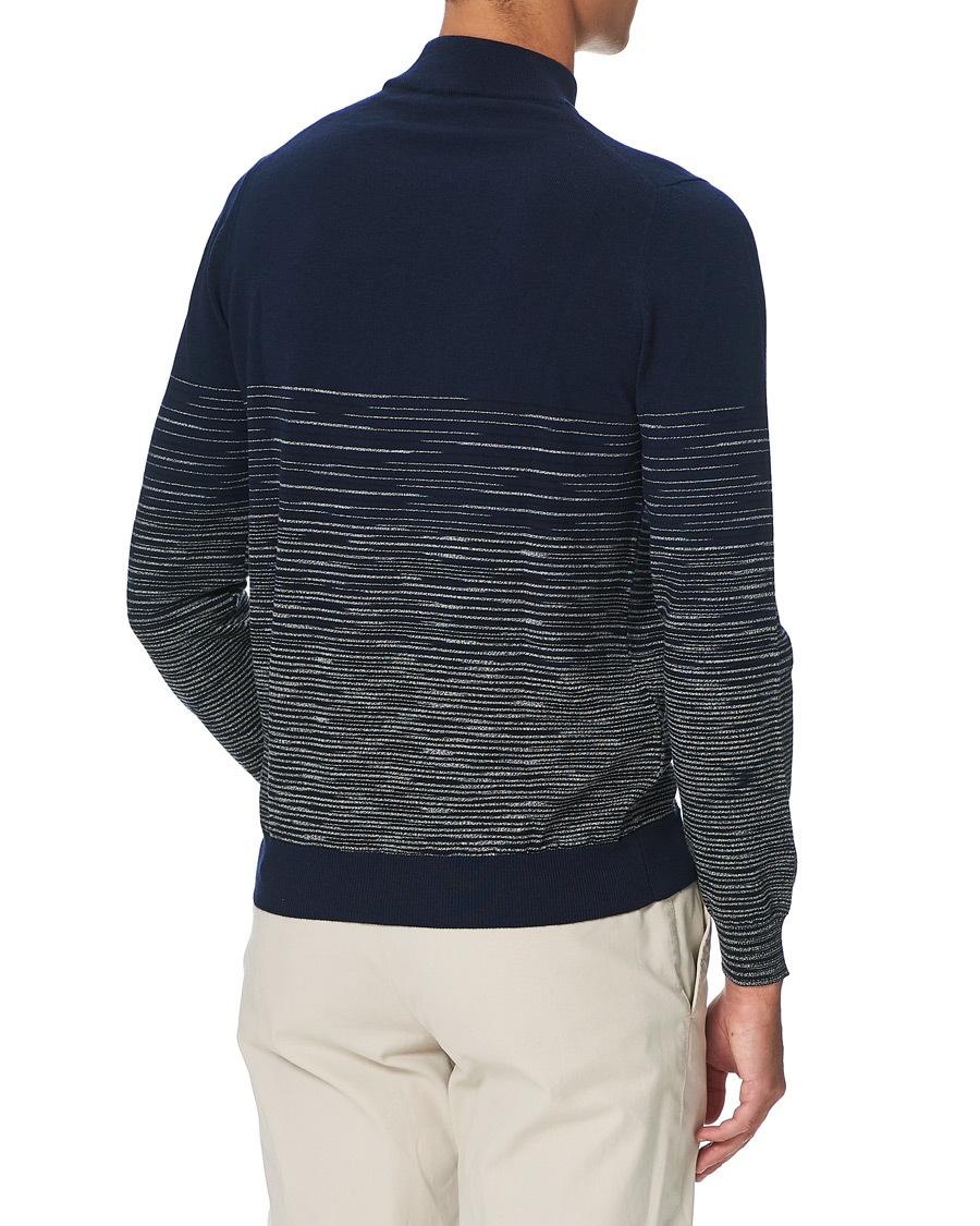 Herre | Gensere | Missoni | Gradient Wool Turtleneck Navy