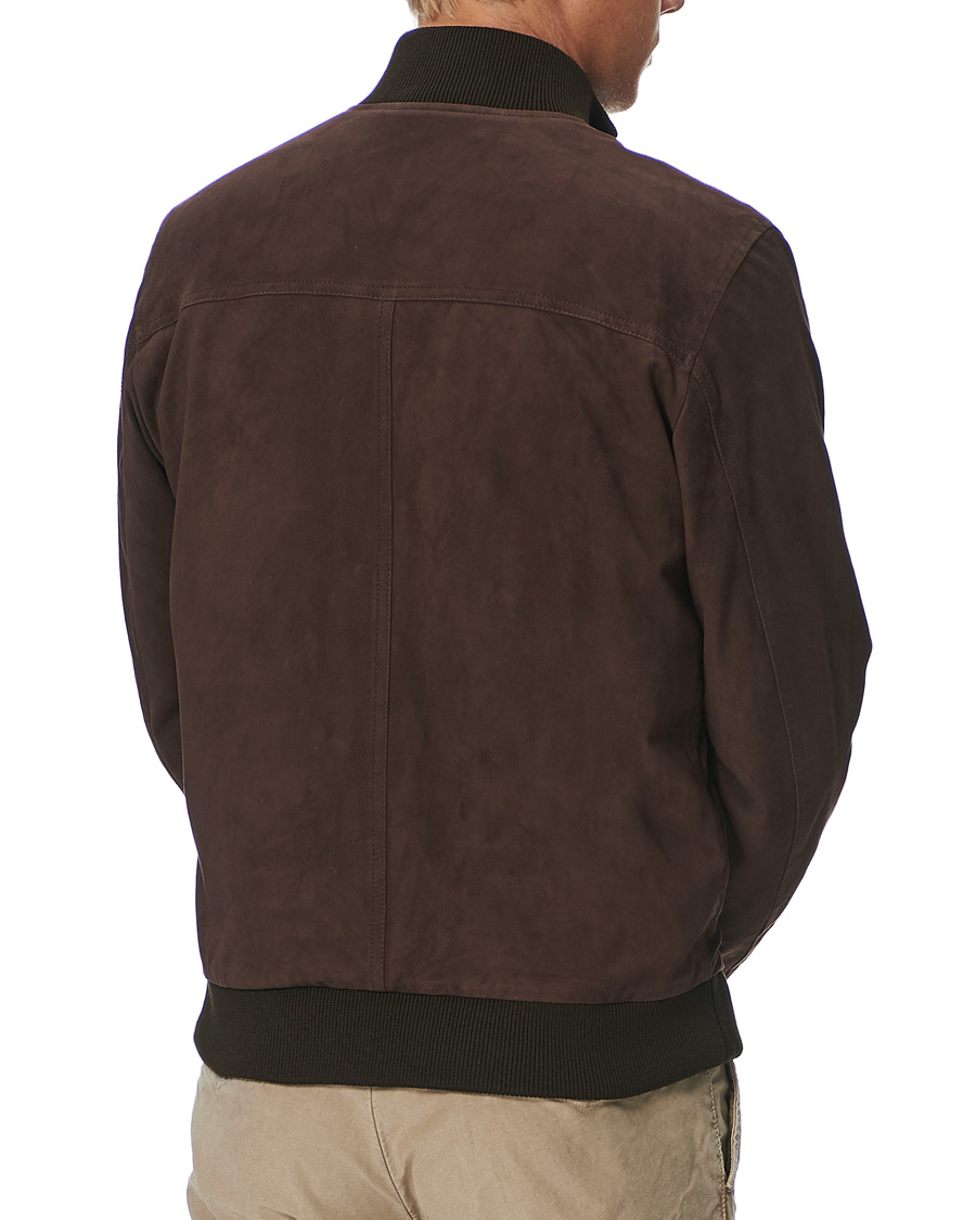 Herre | Jakker | Valstar | Valstarino Suede Jacket Dark Brown