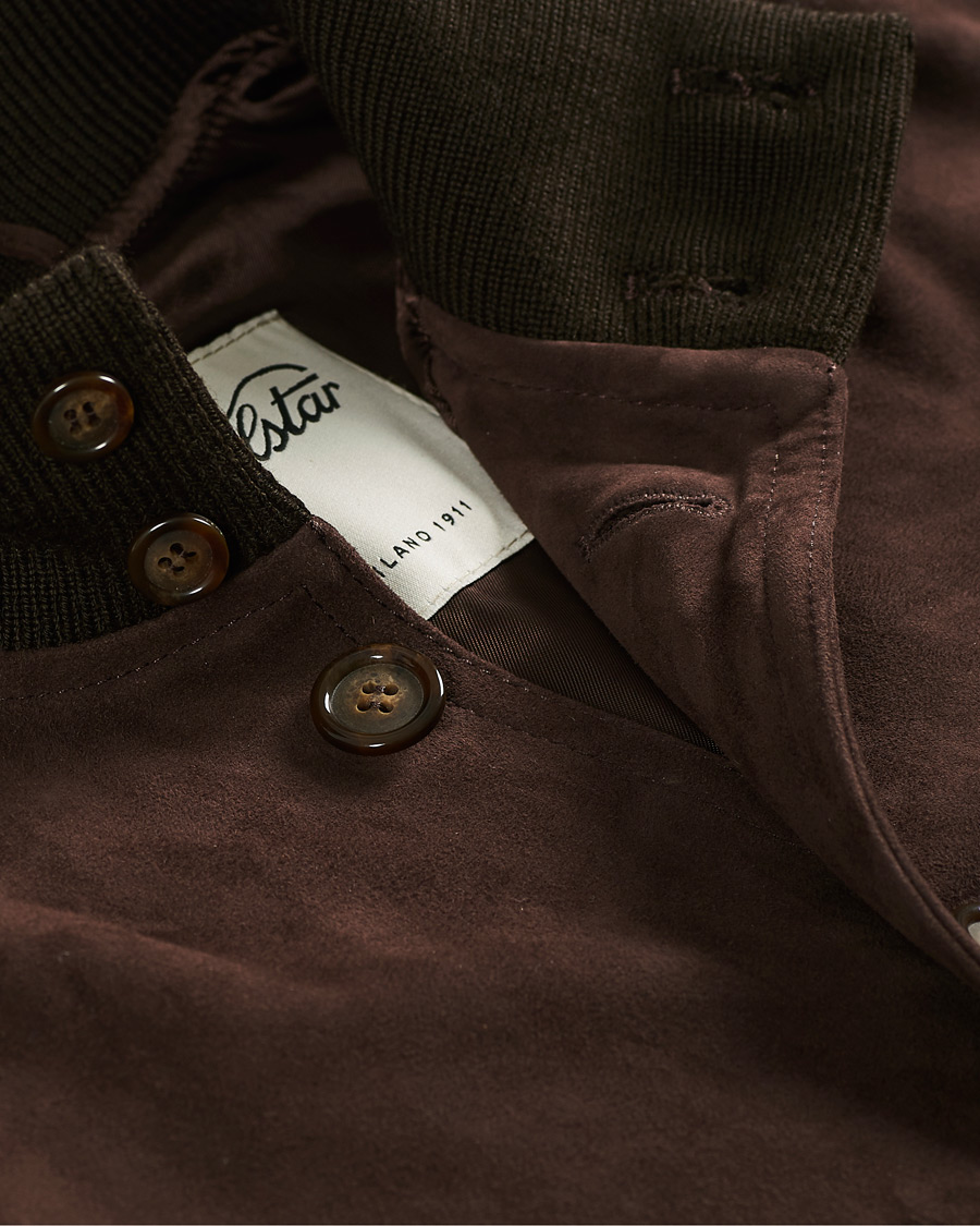Herre | Jakker | Valstar | Valstarino Suede Jacket Dark Brown