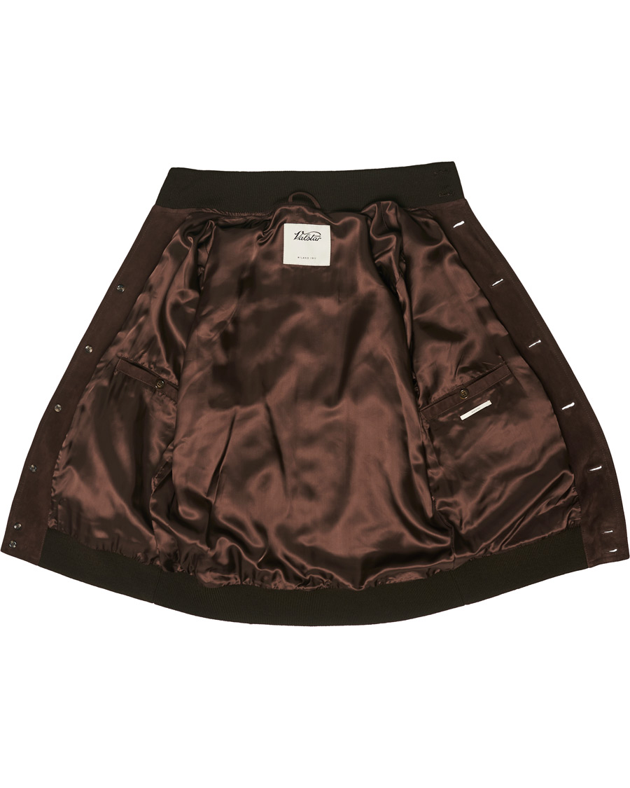 Herre | Jakker | Valstar | Valstarino Suede Jacket Dark Brown