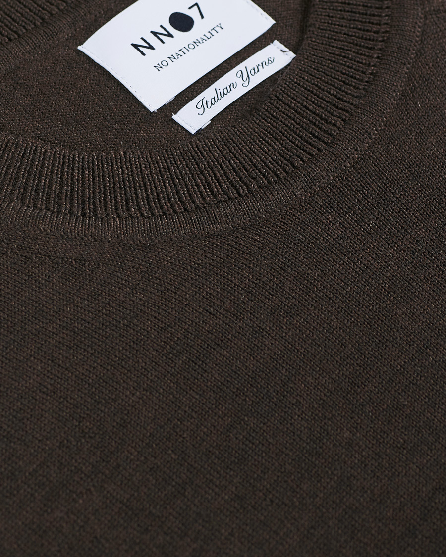 Herre | Gensere | NN07 | Ted Merino Crew Neck Pullover Brown