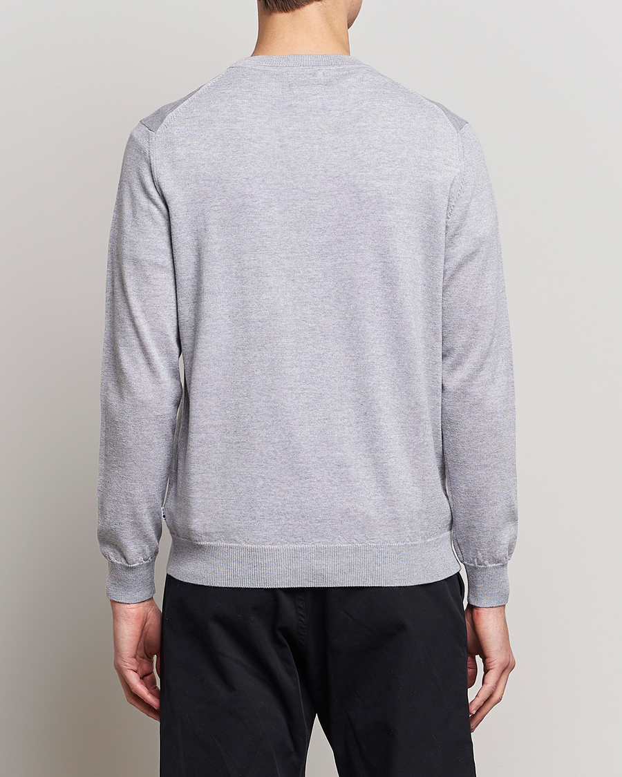 Herre | Gensere | NN07 | Ted Merino Crew Neck Pullover Light Grey