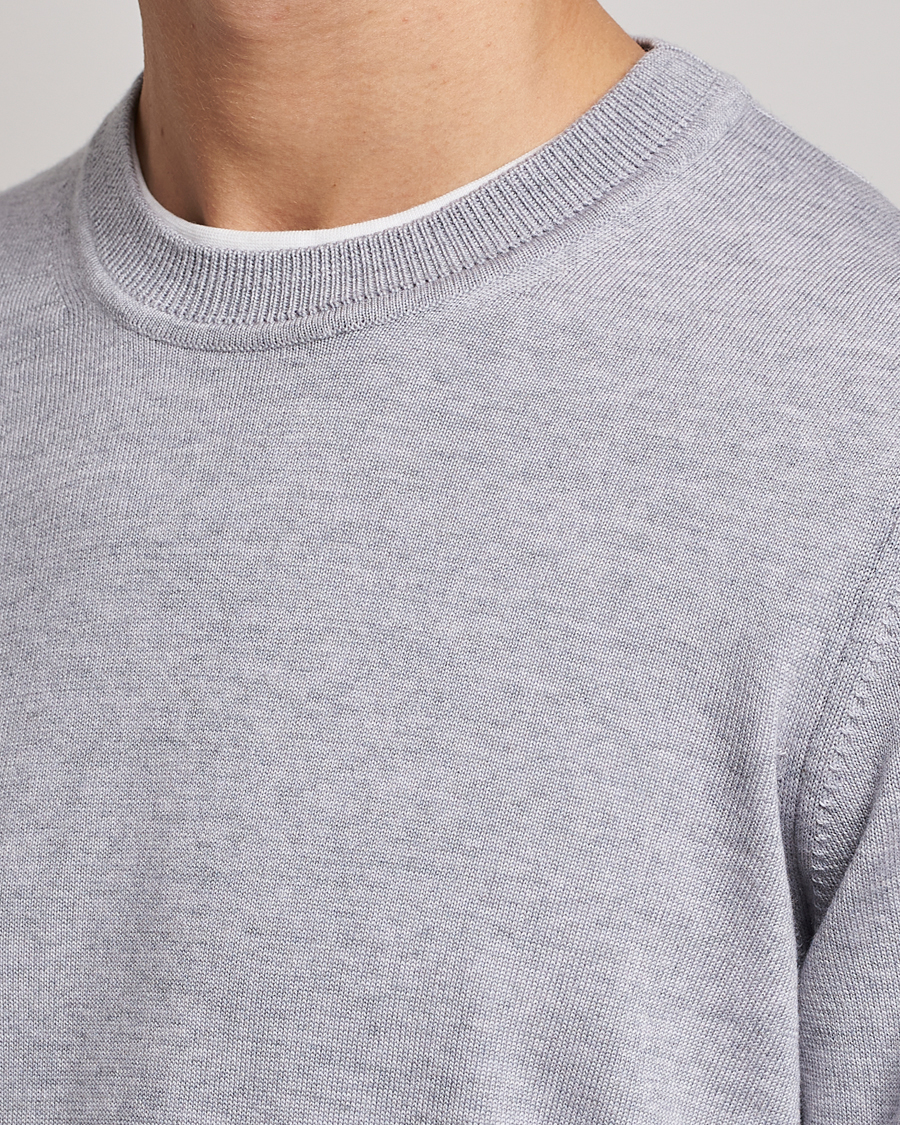 Herre | Gensere | NN07 | Ted Merino Crew Neck Pullover Light Grey