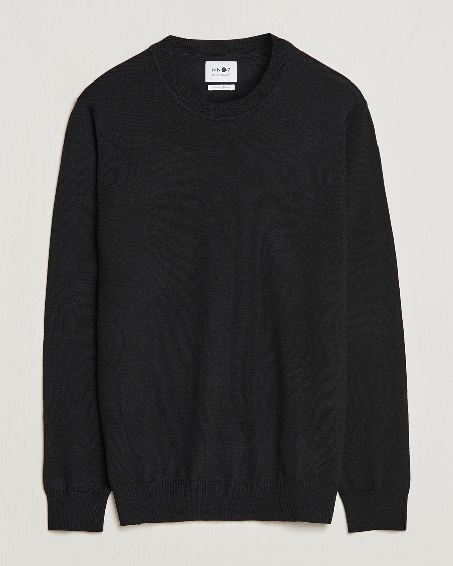 Herre | Gensere | NN07 | Ted Merino Crew Neck Pullover Black