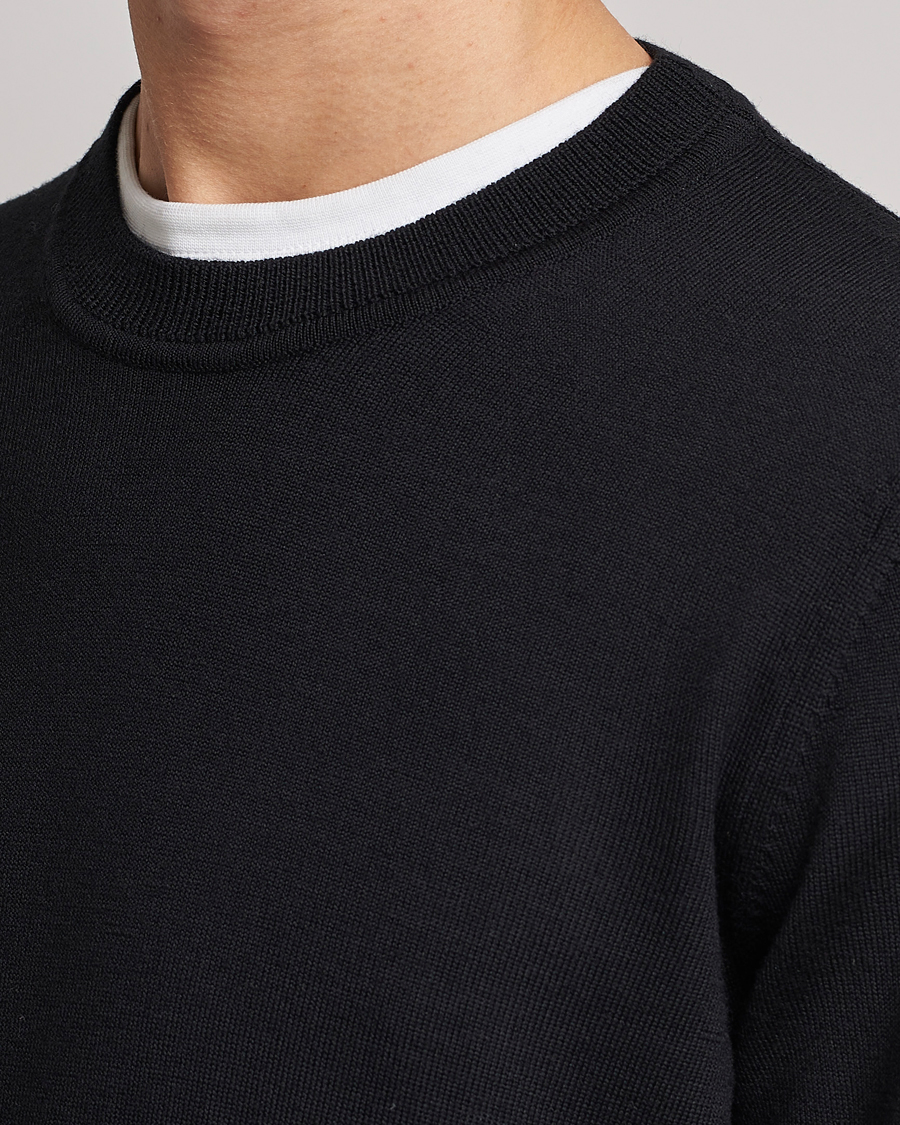 Herre | Gensere | NN07 | Ted Merino Crew Neck Pullover Black