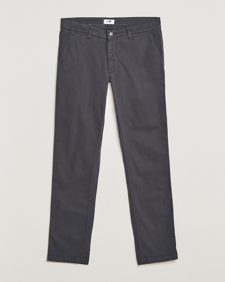 Herre | Bukser | NN07 | Marco Slim Fit Stretch Chinos Concrete