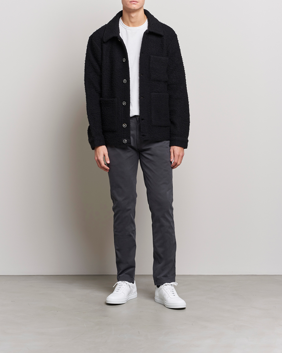 Herre | Bukser | NN07 | Marco Slim Fit Stretch Chinos Concrete