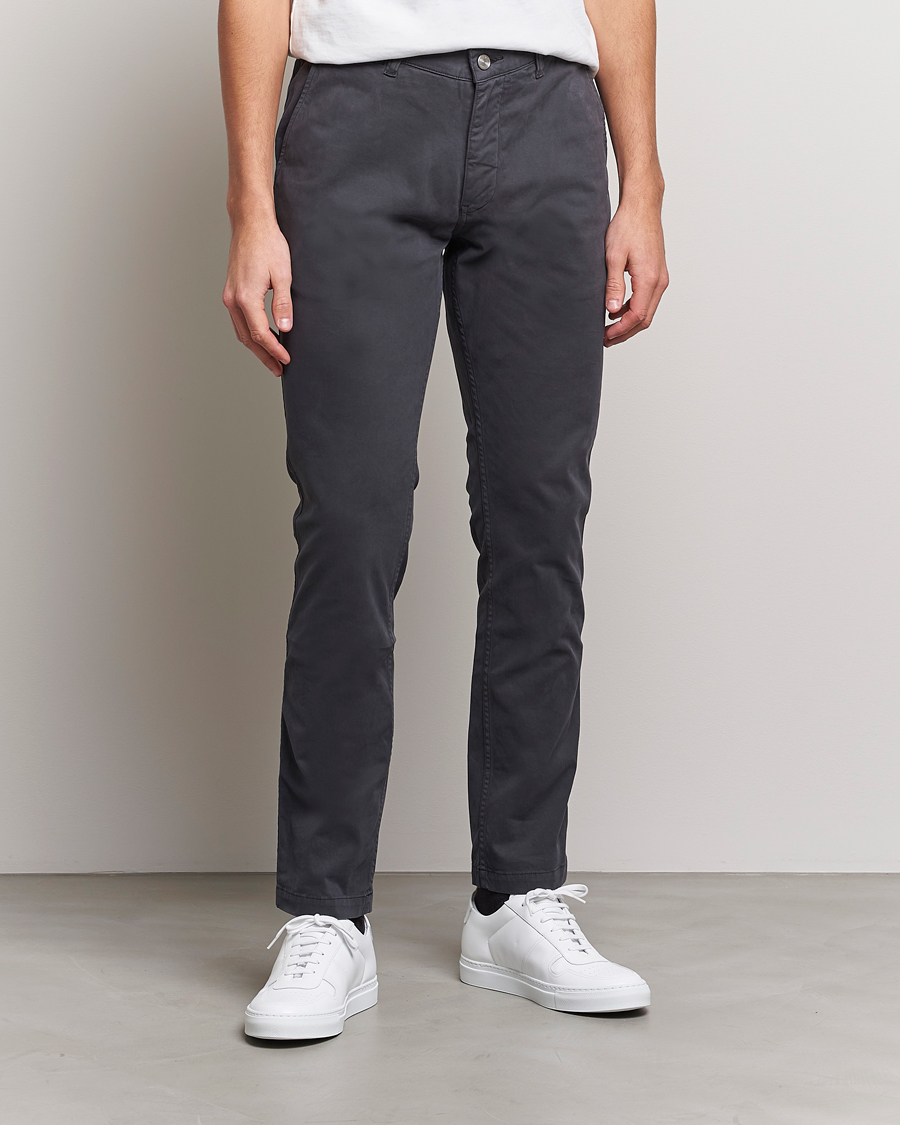Herre | Bukser | NN07 | Marco Slim Fit Stretch Chinos Concrete