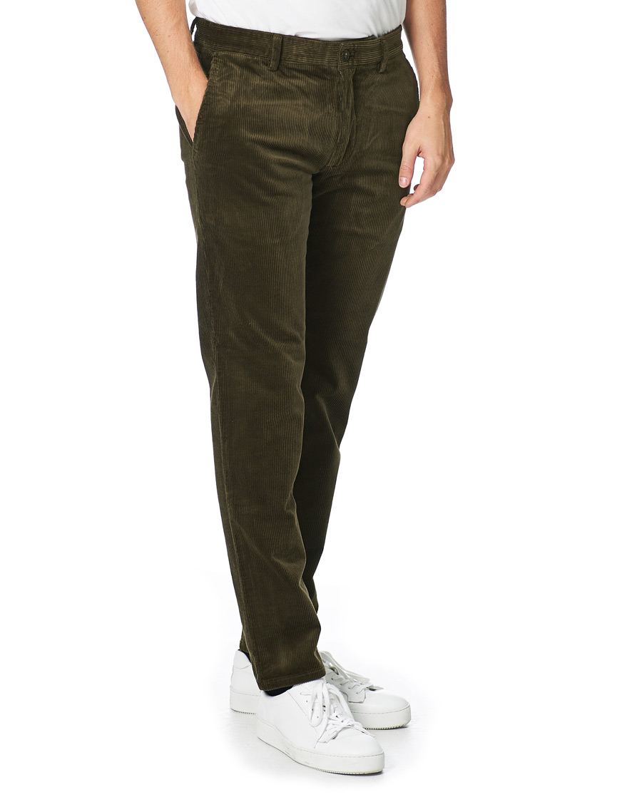 Herre | Bukser | NN07 | Karl Regular Fit Corduroy Trousers Clay