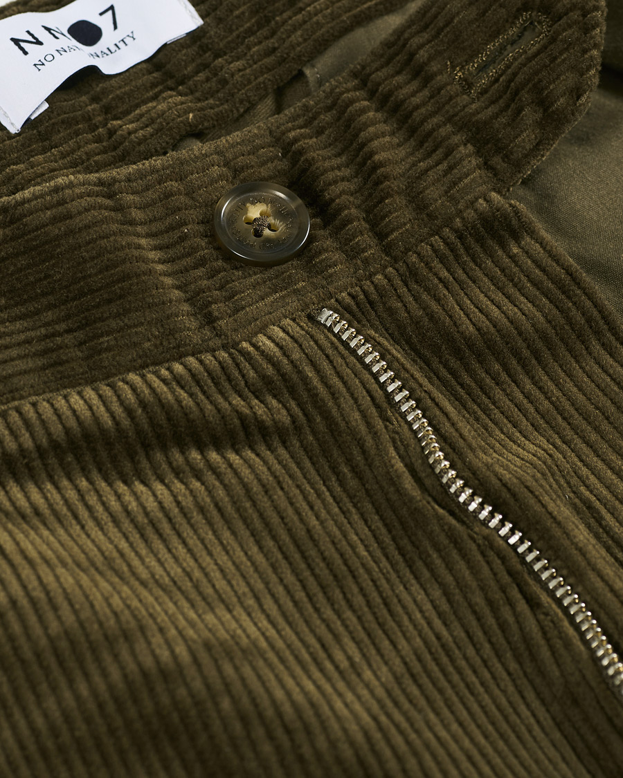 Herre | Bukser | NN07 | Karl Regular Fit Corduroy Trousers Clay