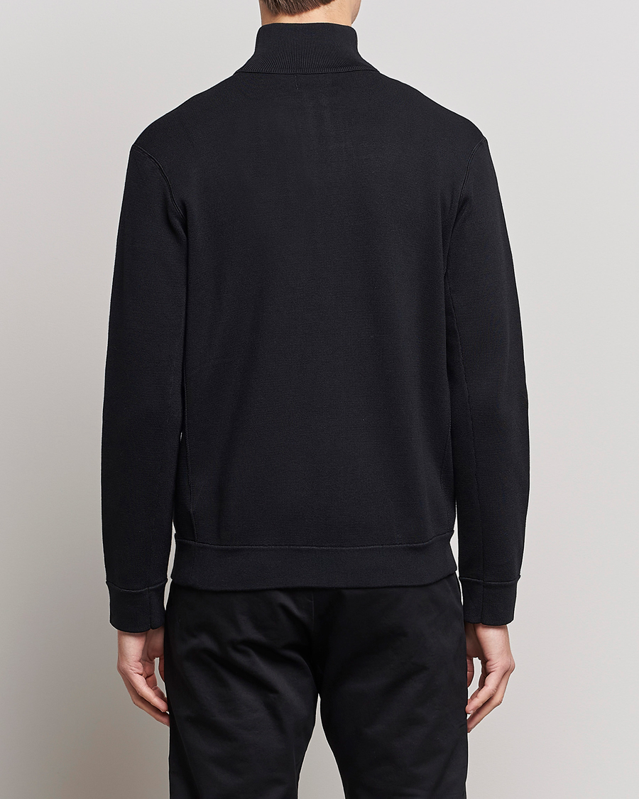 Herre | Gensere | NN07 | Luis Knitted Full-Zip Sweater Black