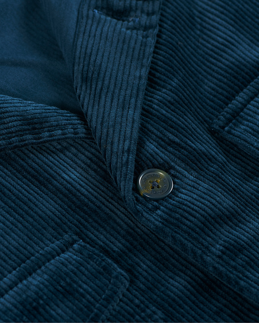 Herre | Skjorter | NN07 | Bernard Corduroy Overshirt Ocean