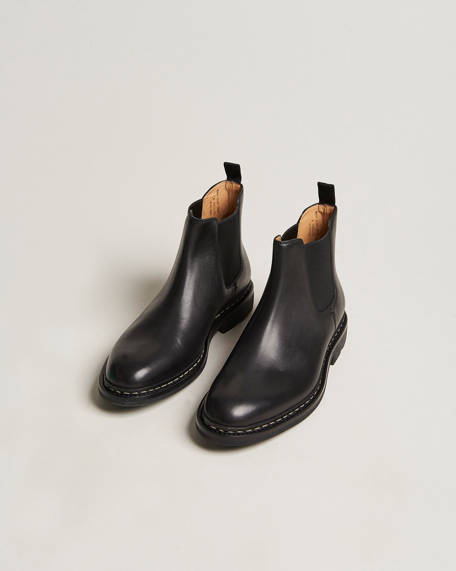 Herre | Contemporary Creators | Heschung | Tremble Leather Boot Black Anilcalf