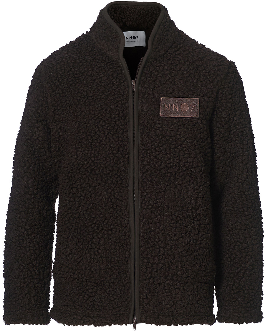 Herre | Gensere | NN07 | Morten Fleece Full Zip Brown